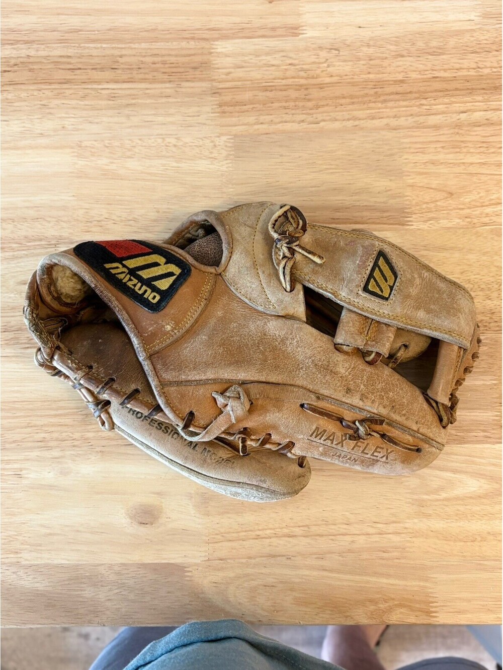 Mizuno World Win Title Cup GIC-3E Baseball Glove 12" RHT Professional FOR REPAIR